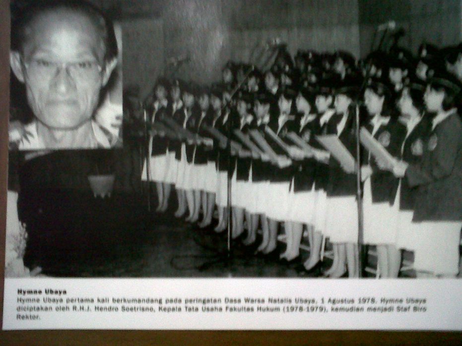 29 Juli 1978 – Penetapan Lagu dan Syair Hymne UBAYA Ciptaan Hendro Sutrisno