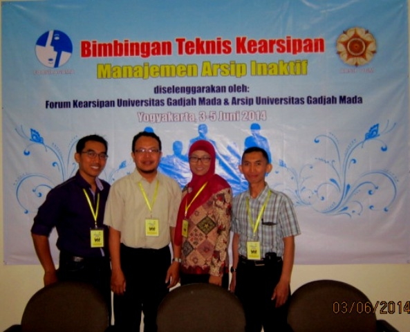Universitas Surabaya Mengikuti Bimtek Manajemen Arsip Inaktif 2014