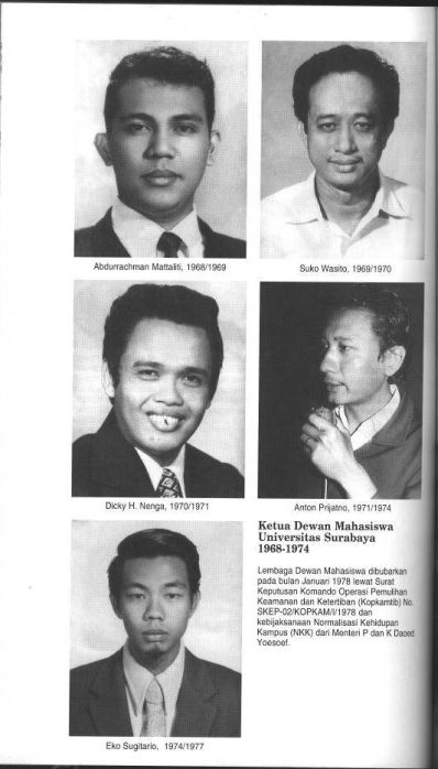 Ketua Dema UBAYA 1968-1974