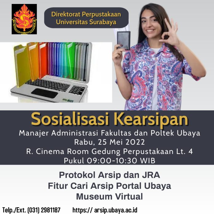 Sosialisasi Kearsipan dan Museum Virtual untuk MAF dan Poltek Ubaya