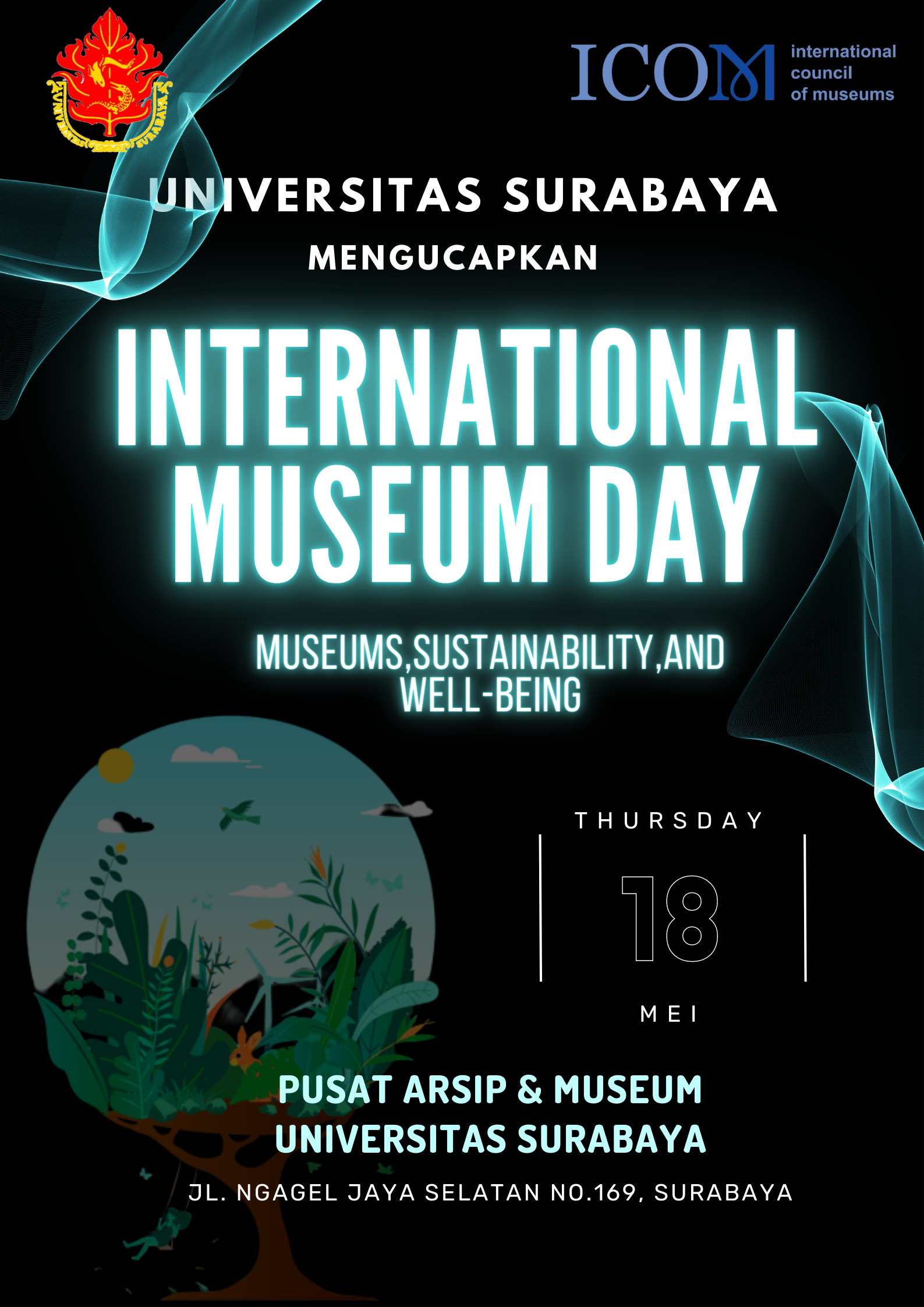 Universitas Surabaya Mengucapkan Hari Museum Internasional 2023