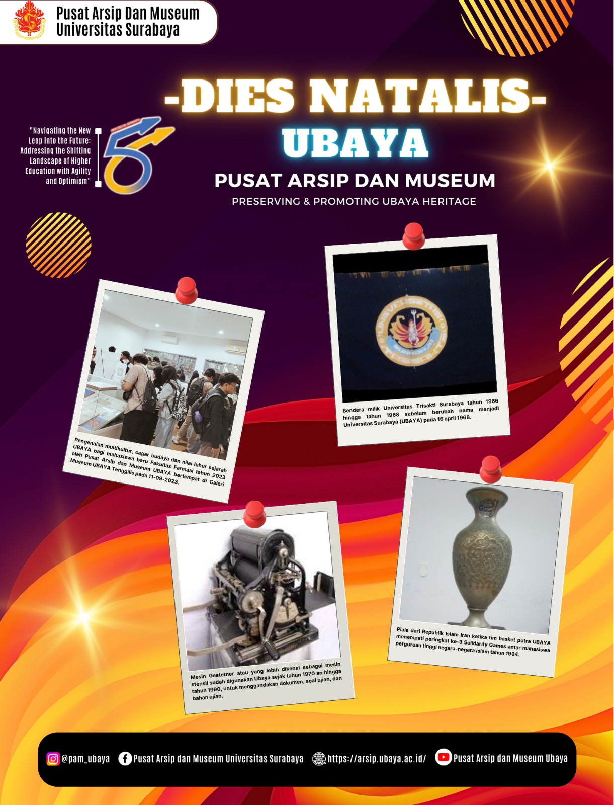 Pameran Ubaya Heritage Memperingati Dies Natalis Ubaya ke-56