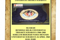 Bendera Warisan Universitas Trisakti Surabaya 1966-1968