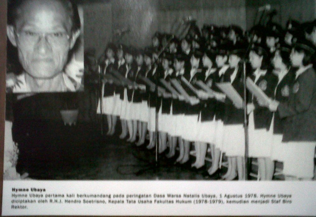 29 Juli 1978 – Penetapan Lagu dan Syair Hymne UBAYA Ciptaan Hendro Sutrisno